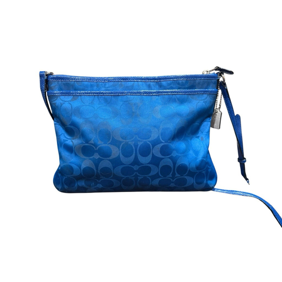 Coach CROSSBODY IN SIGNATURE NYLON Blue - Picture 5 of 14
